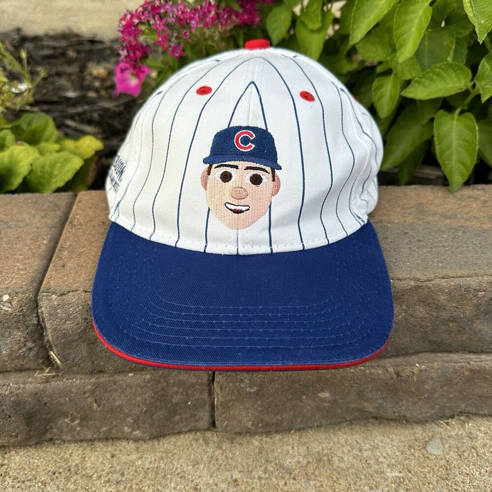 Anthony Rizzo Chicago Cubs Emoji Face SGA Buona Promo Adjustable Hat Cartoon MLB